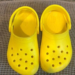 Toddler Size Crocs Yellow